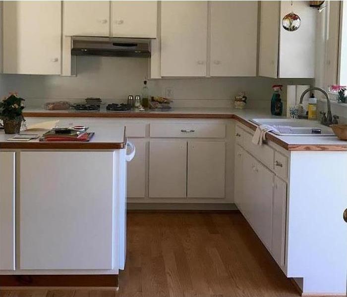 Kitchen restored after suffering flooding